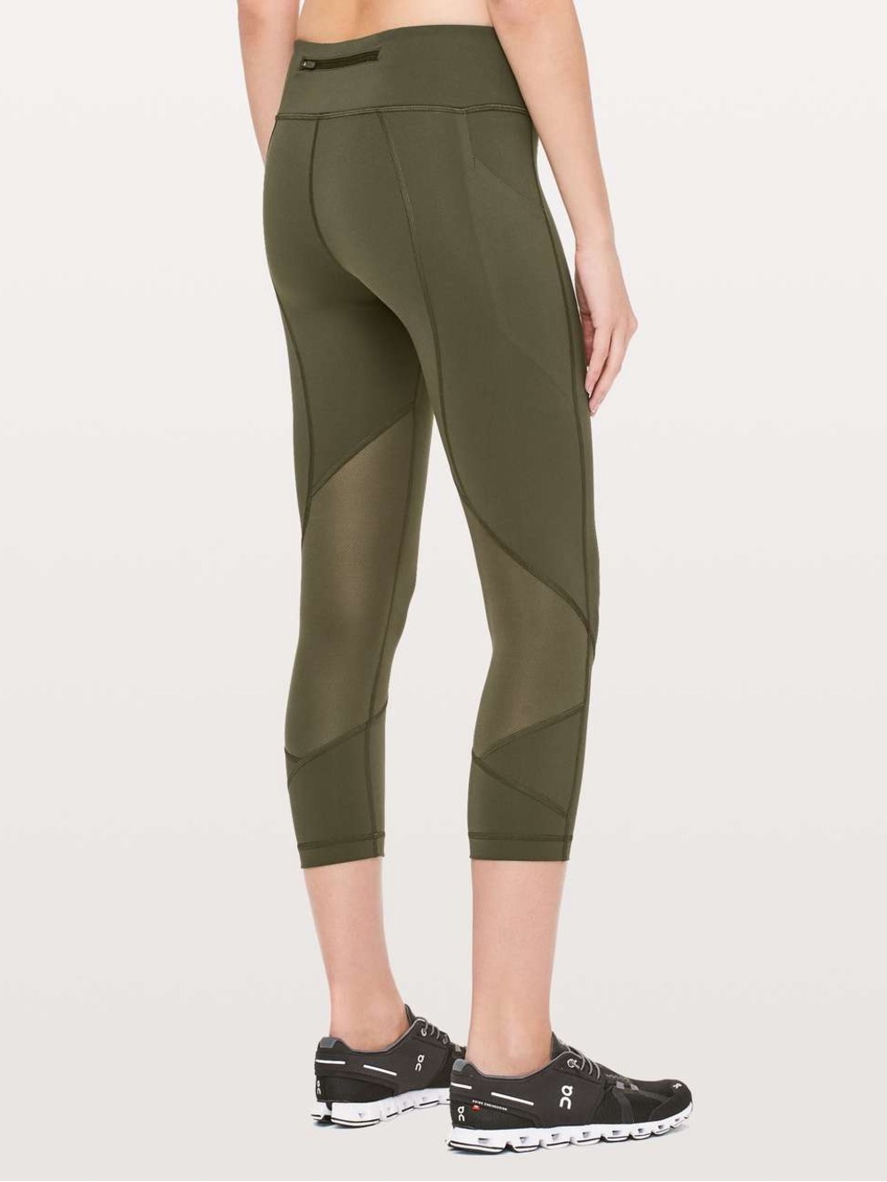 Lululemon Pace Rival Crop 22” Leggings Dark Olive